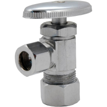 FD-553Q 5/8" Comp x 3/8" Comp Quarter Turn Angle Stop Valve