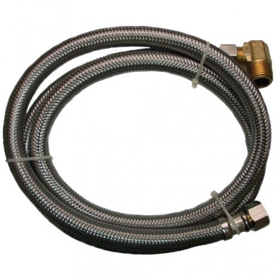 FD-801 3/8" OD x 3/8" OD x 48" Dishwasher Flexible Supply