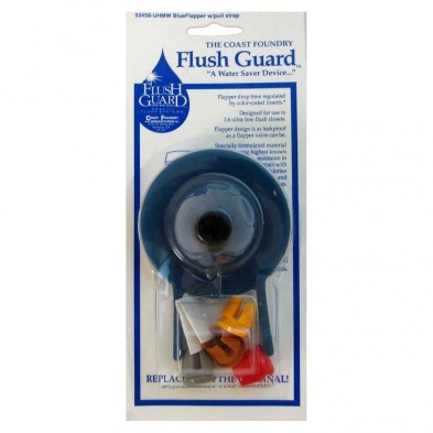 GC-103 Coast Ultra Blue Flapper w/Chain & 5 Inserts 1.6 gpf