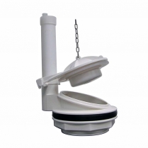 HA-004 3" Plastic Douglas Flush Valve w/Flapper