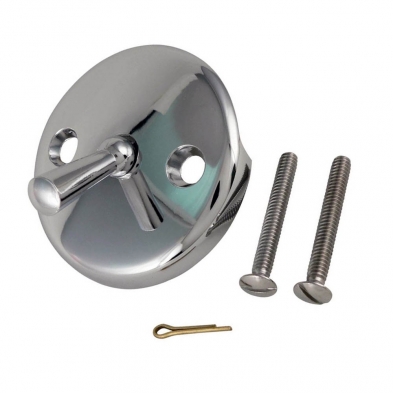 JD-101WS CP Fitall Trip Lever Tub Face Plate w/Screws