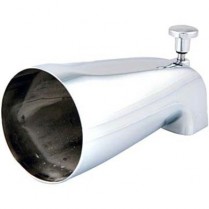 JD-202 1/2" CP Brass Overrim Diverter Tub Spout