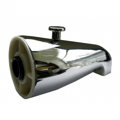 JD-203 3/4" x 1/2" CP Diverter Tub Spout