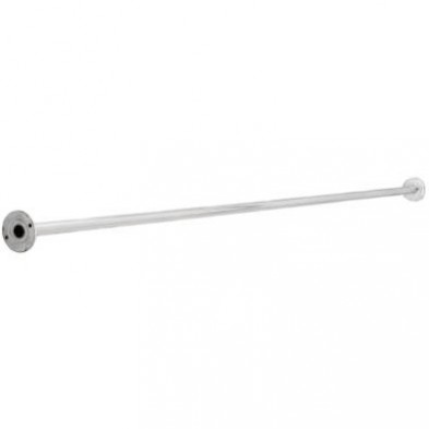 KD-208 6 Ft. Straight Shower Bar/flanges