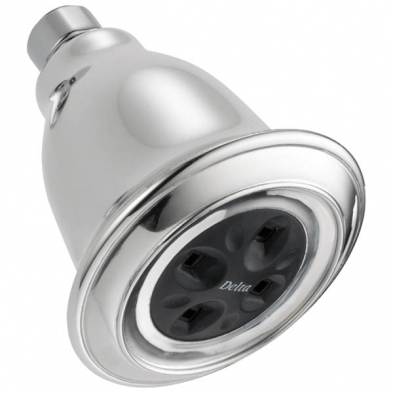 KD-D05 Delta H2Okinetic Shower Head Chrome 3-7/8" 1.5