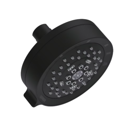KG-003B Gerber Matte Black Parma 4 1/2" 5-Funct. Showerhead 1.75 gpm