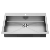 LA-210 Am Std Edgewater 33" x 22" ADA 1 Hole Double Sink Drop-in