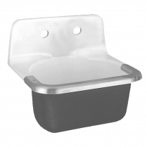 LA-801 American Std 22" x 18" Cast Iron 2H Service Sink