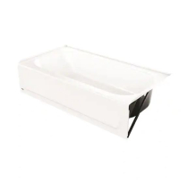 LB-03L LH White XWide Bathtub 60" x 32" x 17"