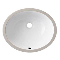 LB-K18R 15" x 12" Undermount China Basin Sink
