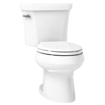 LB-K37 Kohler Wellworth Elongated 12" Tank & Bowl 1.28 gpf White