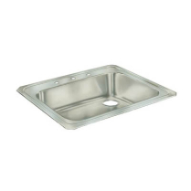 LB-R87 25" SS DW Sink-3Hole-Right Drain