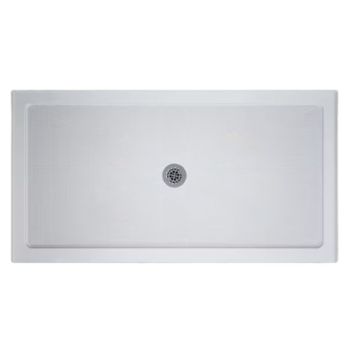 LD-554 32" x 60" Shower Base w/ Center Drain, White