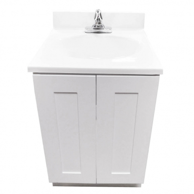 LL-P19A 18" Vanity Package (Base,Sink,Faucet,Supplies)