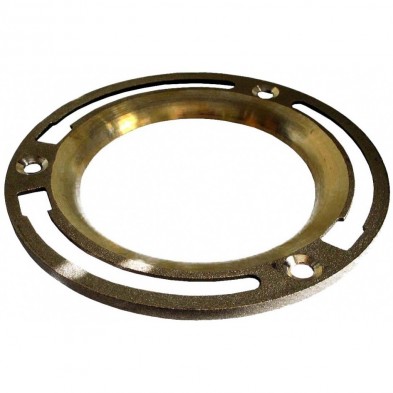 MD-107 Flat Brass Floor Flange
