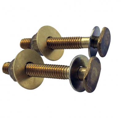 MD-115B All Brass Snap-Off 5/16" Closet Flange Bolt