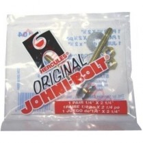 MD-129H 1/4" x 2-1/4" Solid Brass Flange Bolt Set