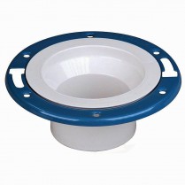 MD-150 4" PVC Closet Floor Flange w/Metal Ring