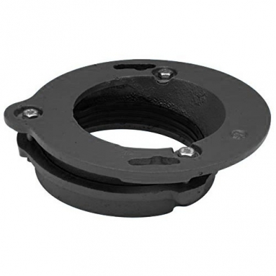 MD-235 4" Offset CI Quick-Set Floor Flange