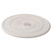 NJ-215 5" White Vinyl Flat Stopper