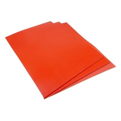 OG-099 12" x 12" Red Rubber Square, 12/Pkg