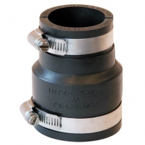 OV-503F Fernco 2" x 1-1/2" No-Hub Flexible Coupling