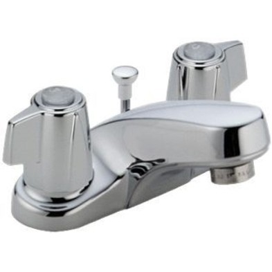PD-506 Delta 2H CP 4" CC Basin Faucet w/Pop-Up