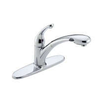 PD-K06 Delta S/L Pullout Signature 8" Kitchen Faucet CP