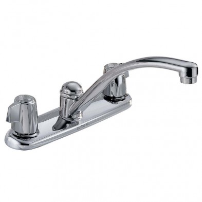 PD-K21 Delta Classic 3H 2 Handle 8" Kitchen Faucet CP