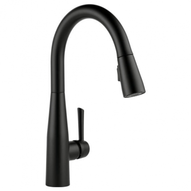 PD-K30B Delta Essa S/H Pull-Out Kitchen Faucet Black