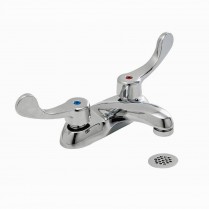 PG-B50 Gerber Comm 3H 2 Wrist Handle 4" Basin Faucet/Grid