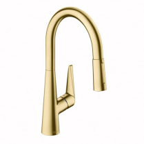 PH-GK02G Hansgrohe Focus Pull-Down Kitchen Faucet Gold