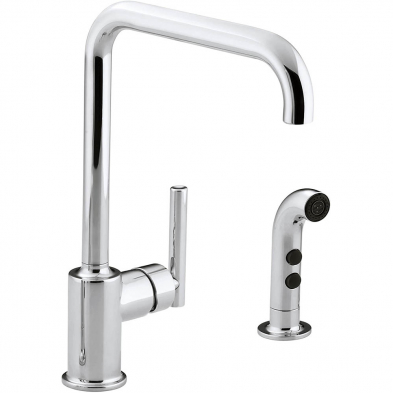 PK-665 Kohler CP Purist Kit Faucet w/Side Spray
