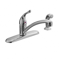 PM-502 Moen Chateau S/L 4-H Kitchen Faucet w/Spray