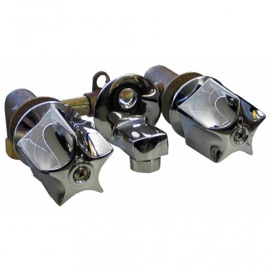 PS-B01 Savoy WS 2 Handle Adjustable Basin Ledge Faucet CP