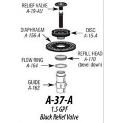 RS-K02R Sloan Replacement Urinal Repair Kit1.5 gpf