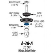 RS-K03R Sloan Replacement Closet Repair Kit 3.5 gpf A-38-A