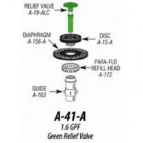 RS-K04R Sloan Replacement Closet Repair Kit1.6 gpf