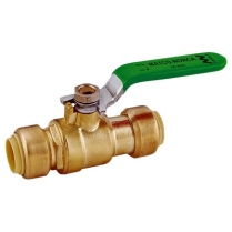 SB-102PTC 1/2" Push To Connect Brass Ball Valve LF
