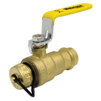 SB-103PXMC 3/4" Press x Hose/Cap Brass Ball Valve