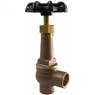 SG-255 1/2" SWT Long Bonnet Angle Stop Valve