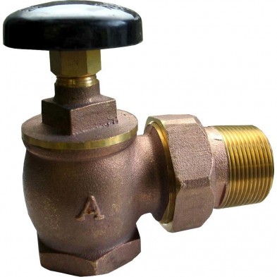 SJ-235 1 1/2" Steam Angle Radiator Valve