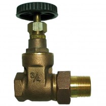 SJ-242 3/4" Steam Straight Radiator Valve