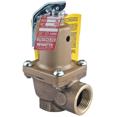 SW-100060 Watts 3/4" Boiler Pressure Relief Valve 60 psi 174A #199184