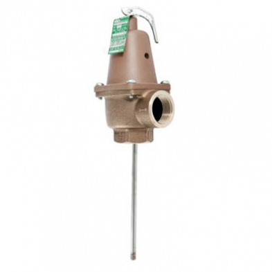 SW-305 Watts 1" FNPT T&P Relief Valve 75-150PSI 210F