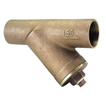 SY-S05S 1 1/4" Sweat Y-Strainer Bronze Body/Plug