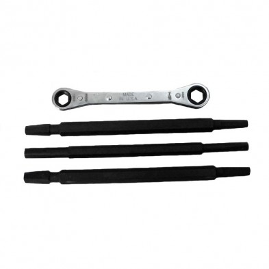 TD-303 Hardened Steel Ratchet Seat Wrench Set
