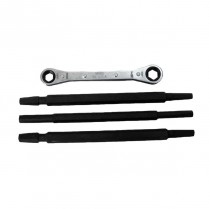 TD-303 Hardened Steel Ratchet Seat Wrench Set