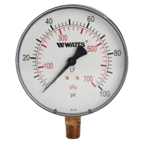 TW-SPG12 1/4" Watts LFDPG1 Pressure Gauge