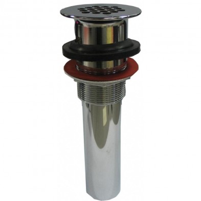 VJ-240 1 1/4" Chrome Grid Strainer Drain